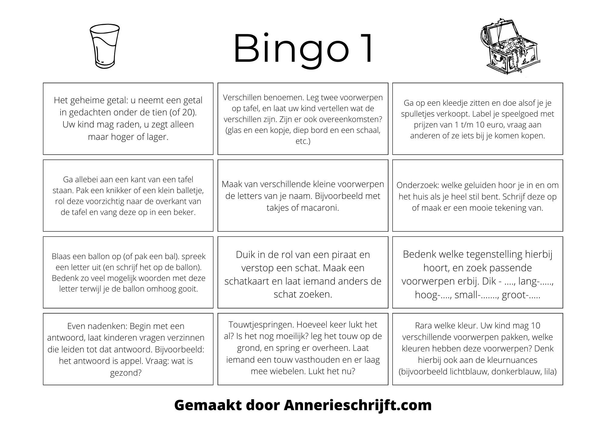 Algemene Bingo 1