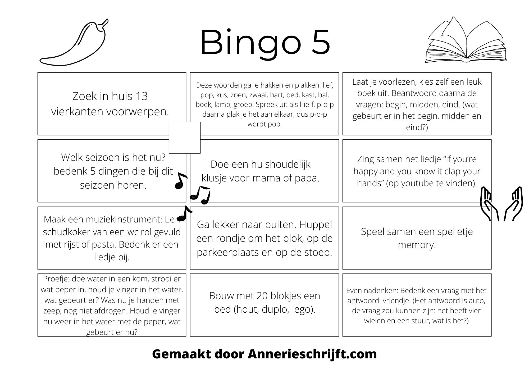 Algemene Bingo 5