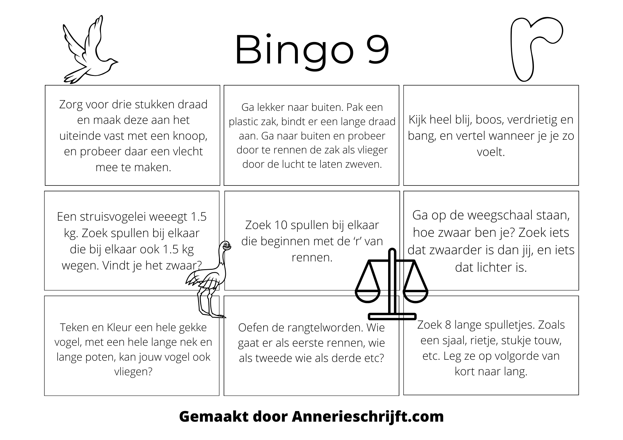 Algemene Bingo 9