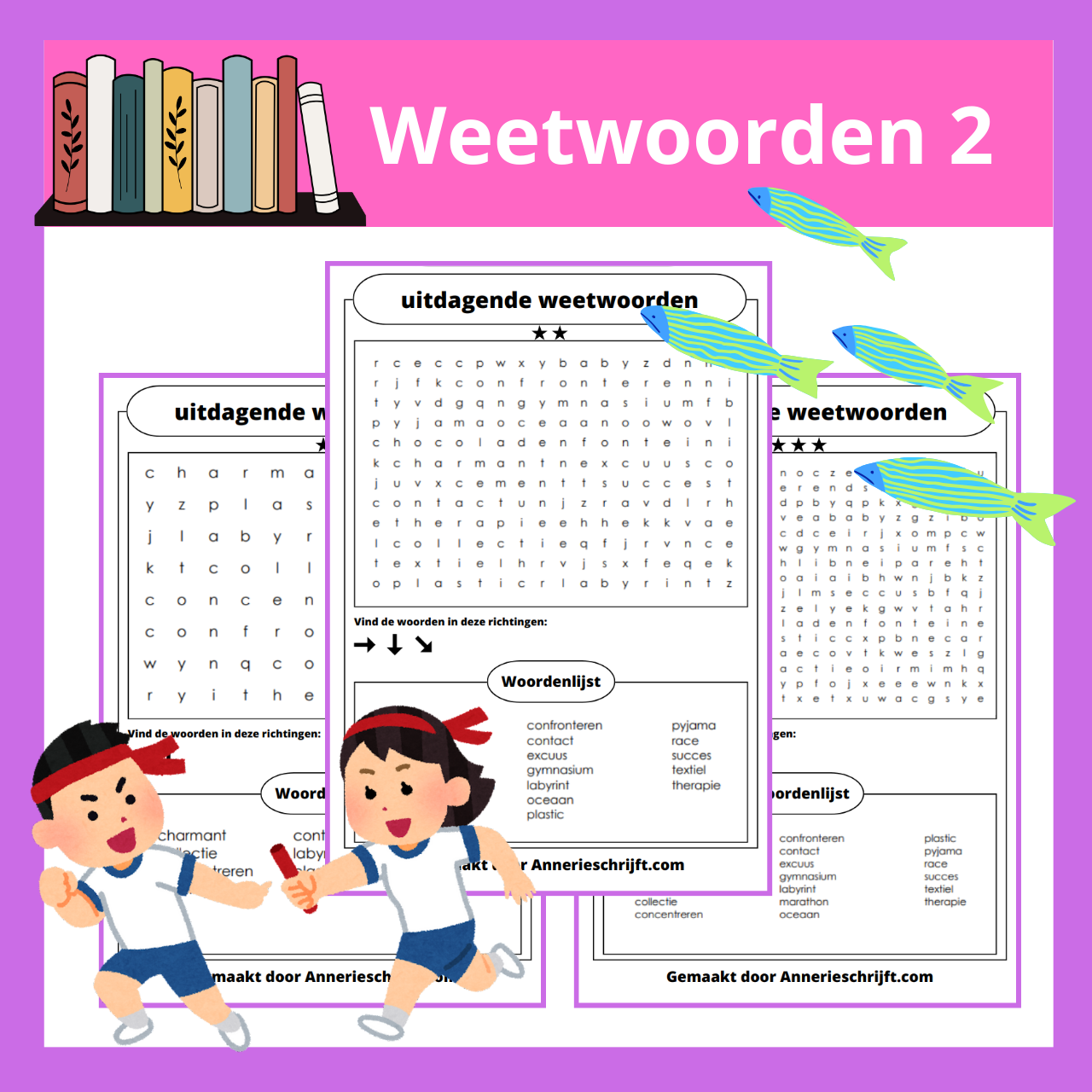 uitdagende weetwoorden woordzoeker 2