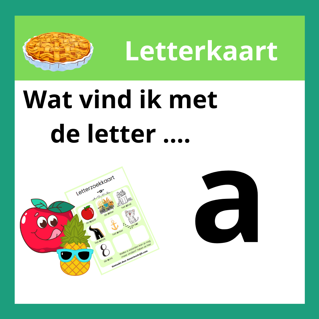 letterkaart a