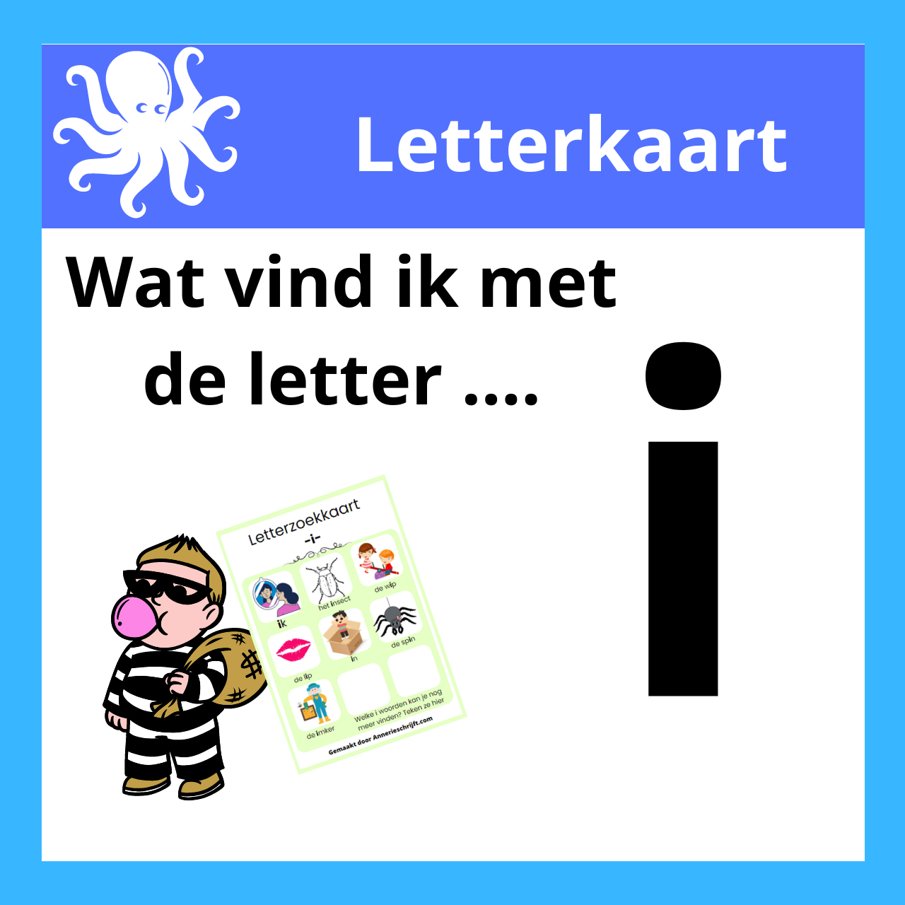 letterkaart i