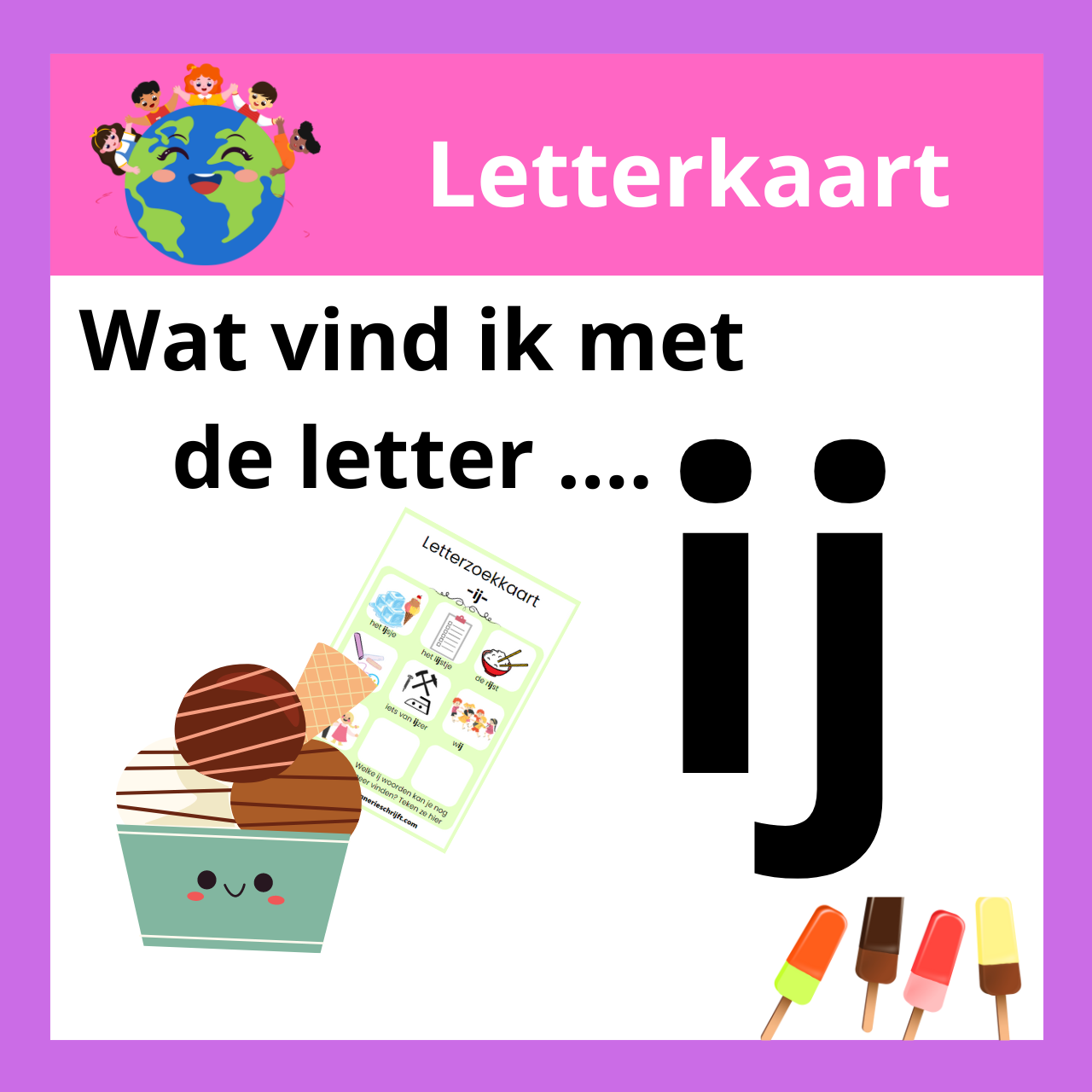 letterkaart ij