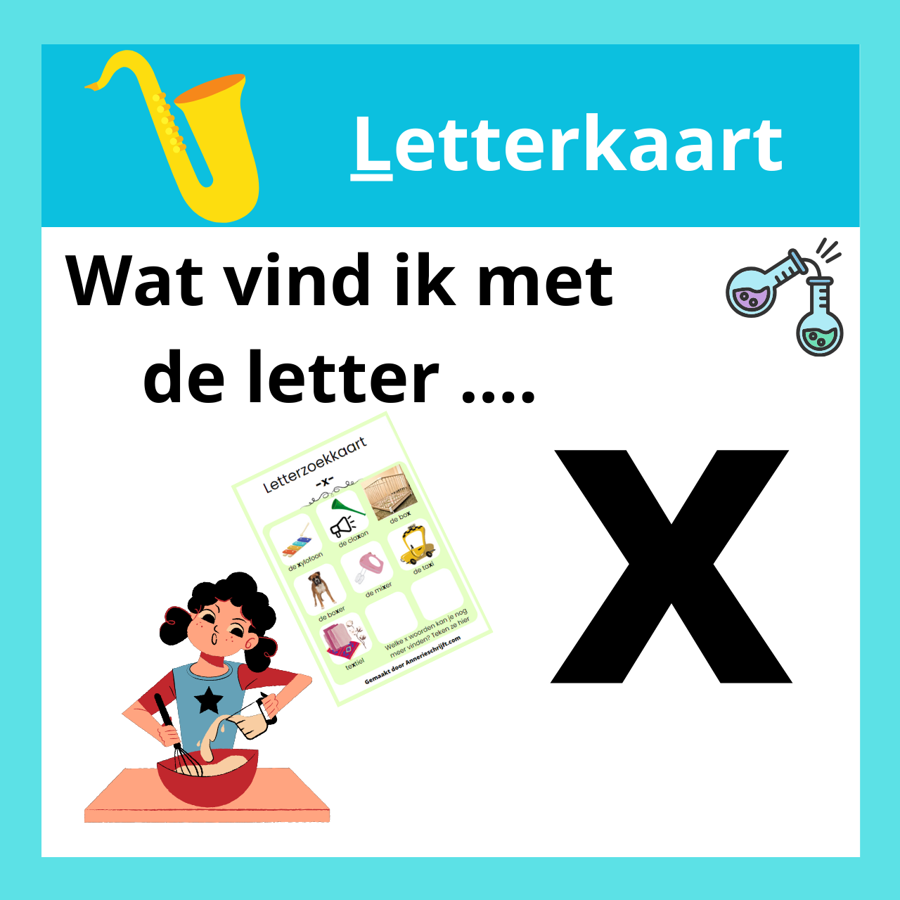 letterkaart x