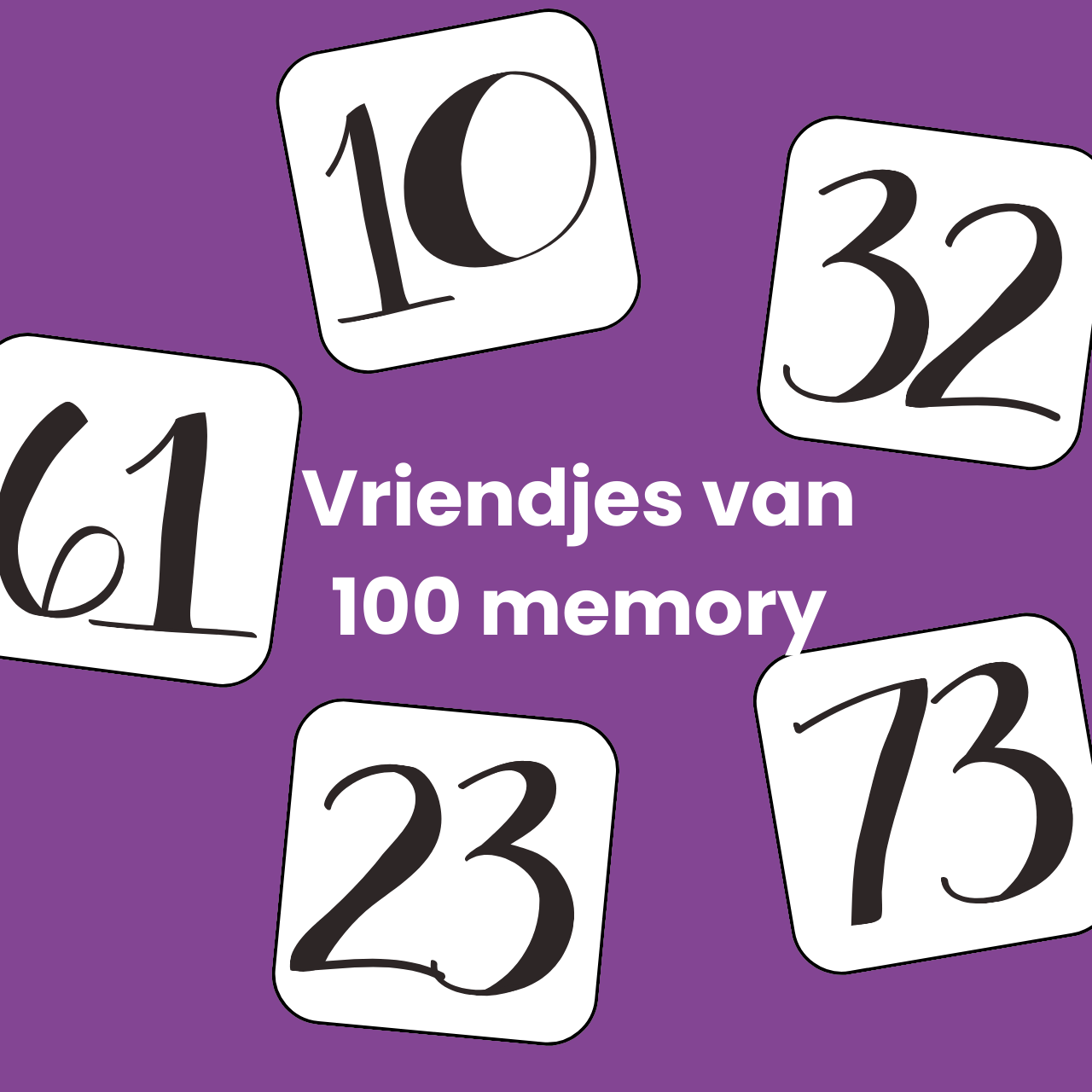 Vriendjes van 100 memory