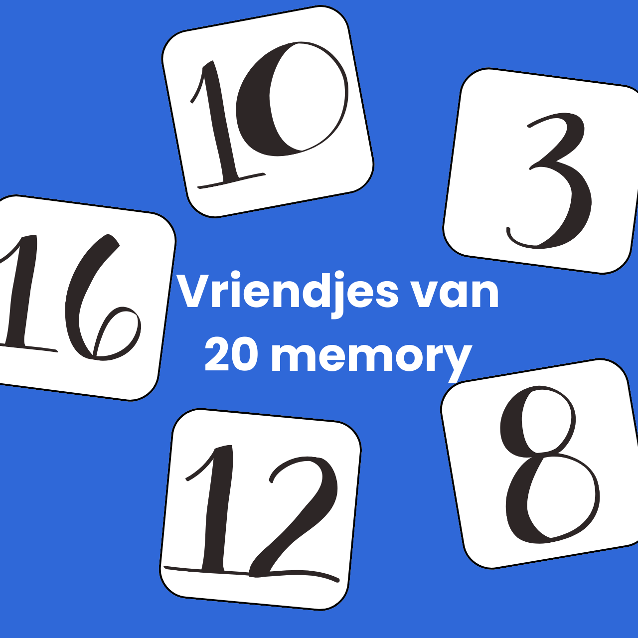 Vriendjes van 20 memory
