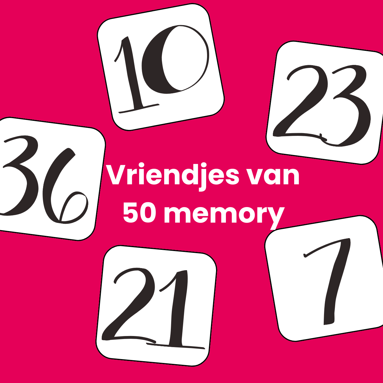 Vriendjes van 50 memory
