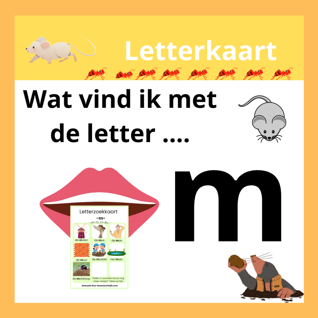 letterkaart wandelen