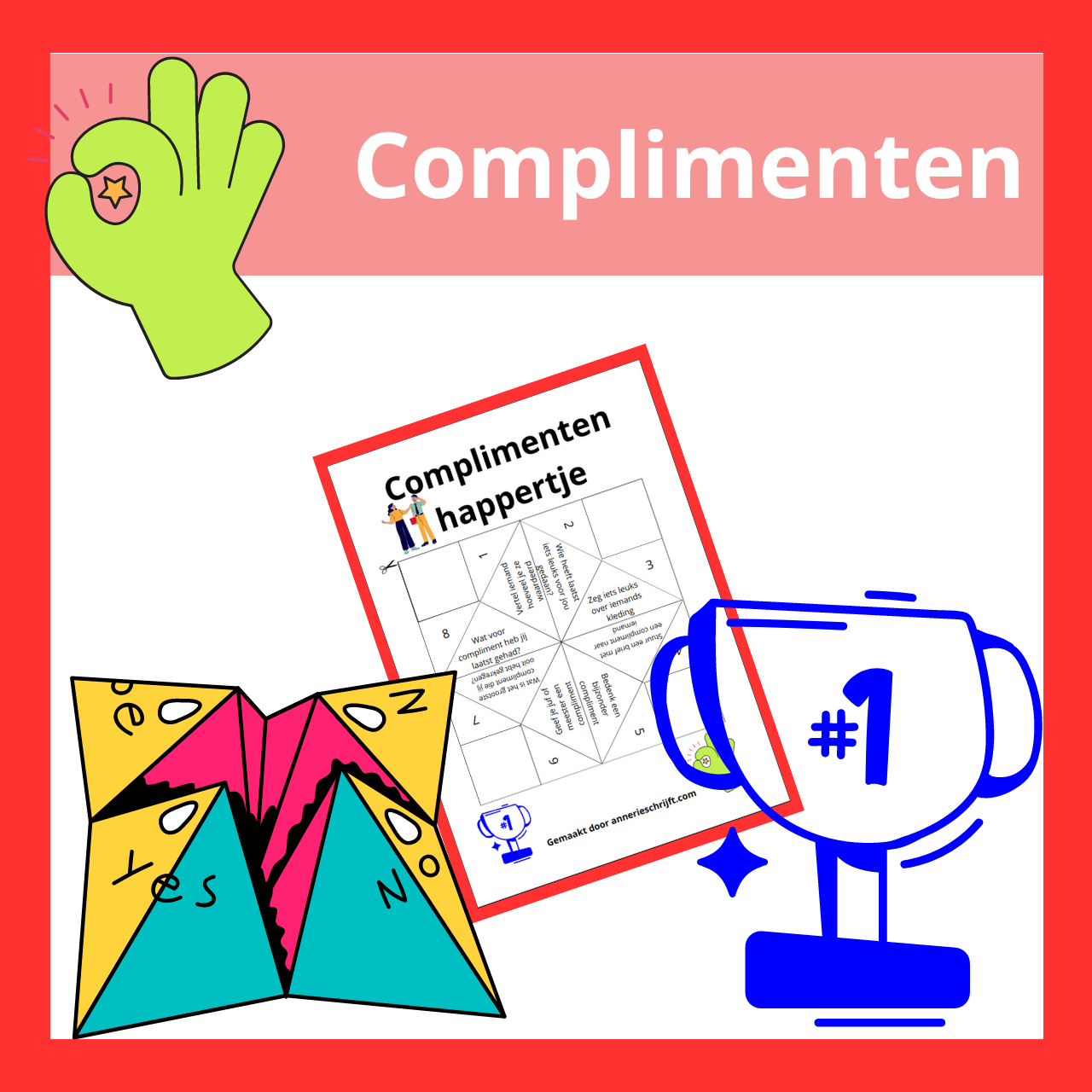 Complimenten happertje