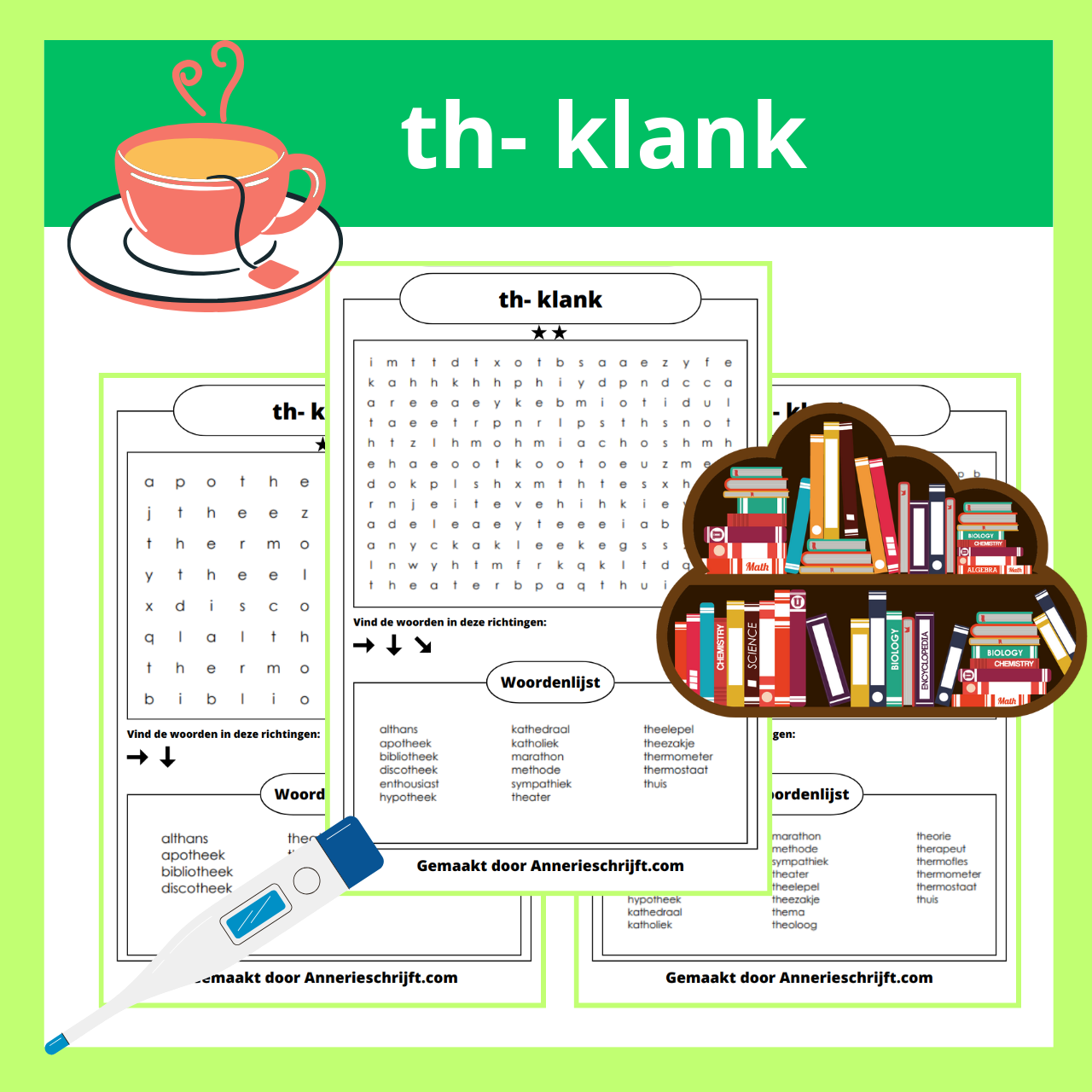 th-klank woordzoeker