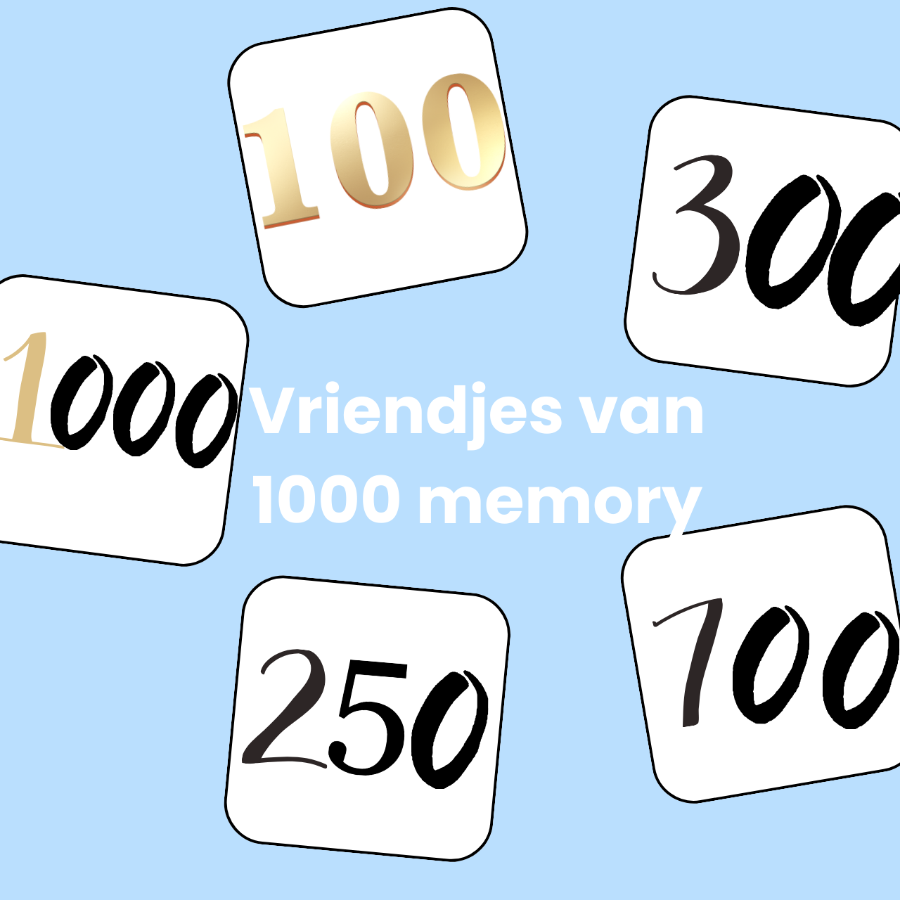 vriendjes van 1000 memory